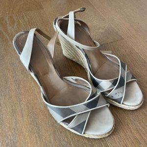 Burberry block heels